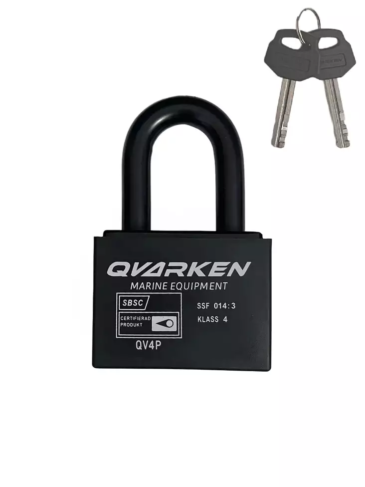 Qvarken Klass 4 Hänglås 2 nycklar - Skivbromslås & Hänglås - D435928 - 1