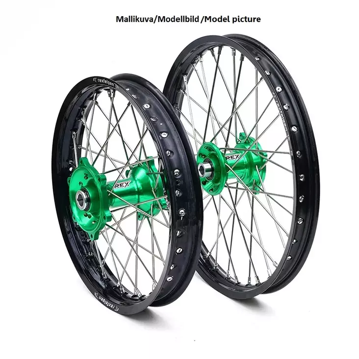 REX WHEELS 19-1,85 KX125/KXF250 03-.. SV - Kompletta Hjul - D114618 - 1