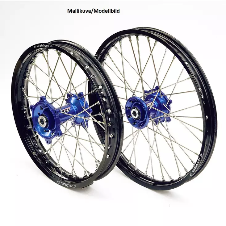 REX WHEELS 19-2,15 TC&FC 16-22 SVART FÄL - Kompletta Hjul - D114638 - 1