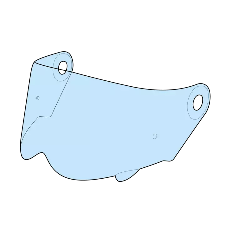 SIMPSON Darksome visir klar - Visir - D364258 - 1