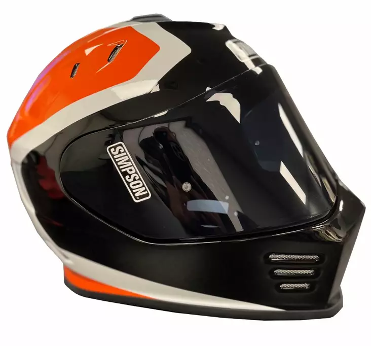 SIMPSON Hjälm Venom Milwaukee Orange - Integralhjälm - D399668 - 1