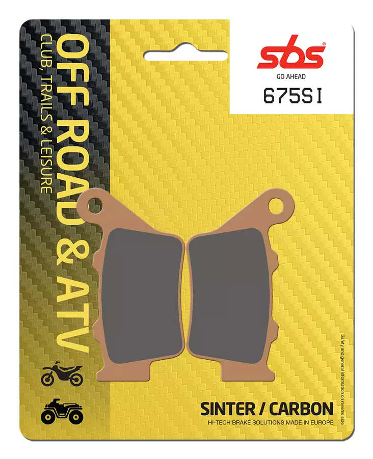 Sbs Bromsklossats Sintered Offroad - Bromsbelägg - D106948 - 0