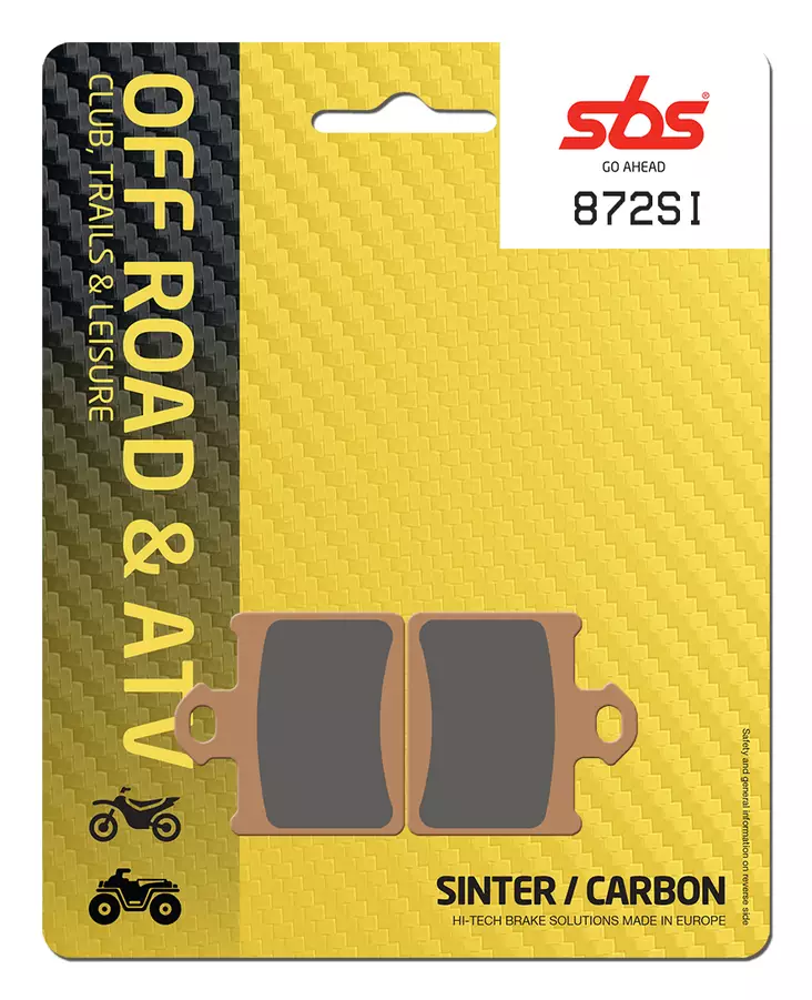 Sbs Bromsklossats Sintered Offroad - Bromsbelägg - D107138 - 0