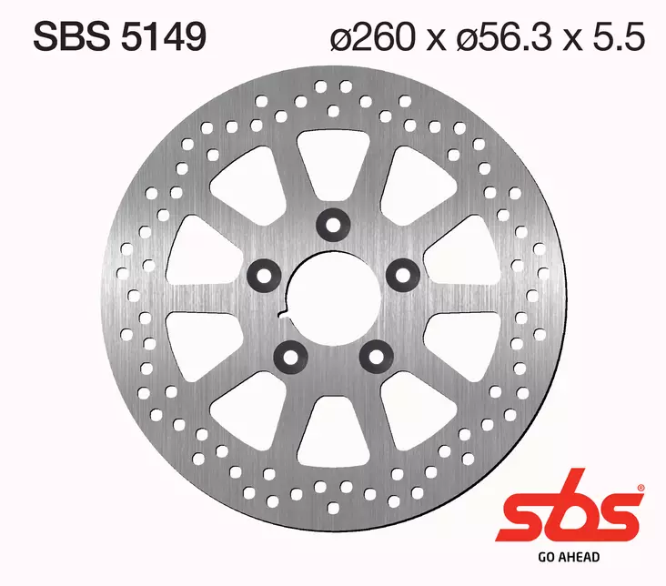 Sbs bromsskiva Standard - Bromsskivor - D131238 - 1