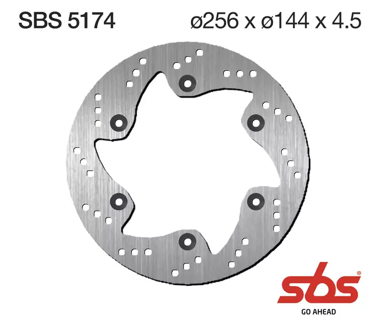 Sbs bromsskiva Standard - Bromsskivor - D131258 - 1