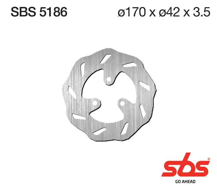 Sbs bromsskiva Standard - Bromsskivor - D131268 - 1