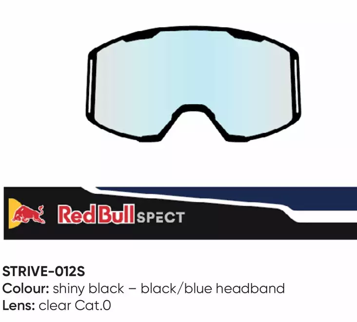 Spect Red Bull Strive MX Goggles Single - Linser & Reservdelar Crossglasögon - D417328 - 1