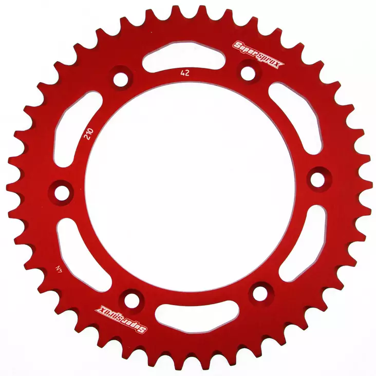 Supersprox Alu Bakdrev HO CR/CRF Röd 45 - Bakdrev - D104468 - 1