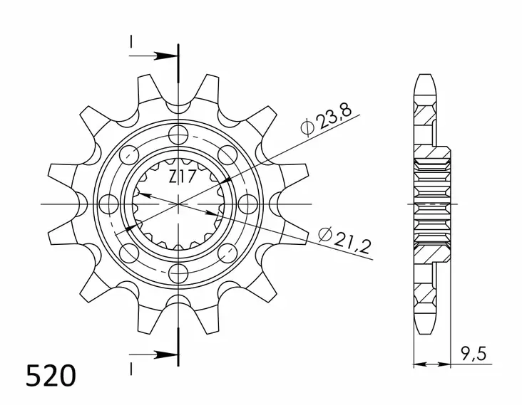 Supersprox Framdrev SU RM-Z450 -12 z12 - Framdrev - D106038 - 1