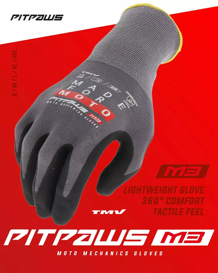 TMV Pitpaws gloves Black "Made for Moto" - Tillbehör oljor - D434268 - 1