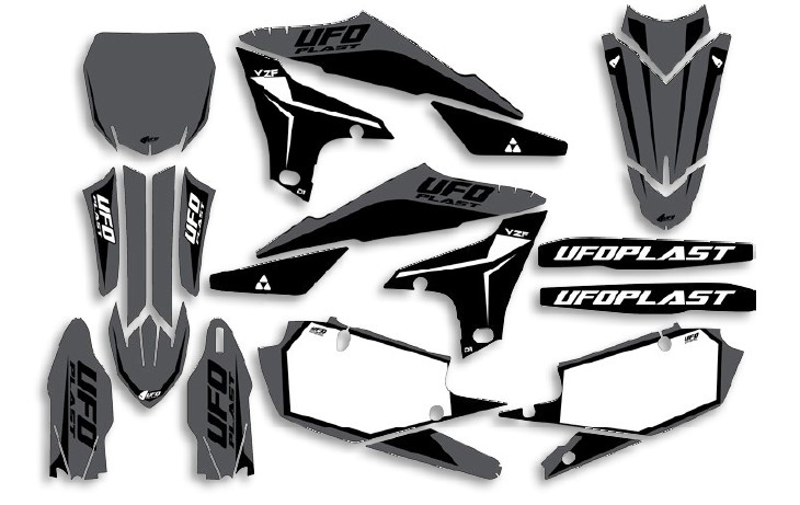 UFO Dekalsats YZ250F 19-23 YZ450F 18-22S - Modellspecefika dekaler - D432138 - 1