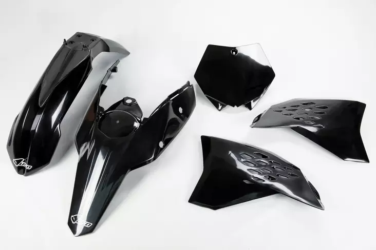 UFO Plastkit 4-delar Svart KTM SX/SXF125 - Plastkit - D33748 - 1