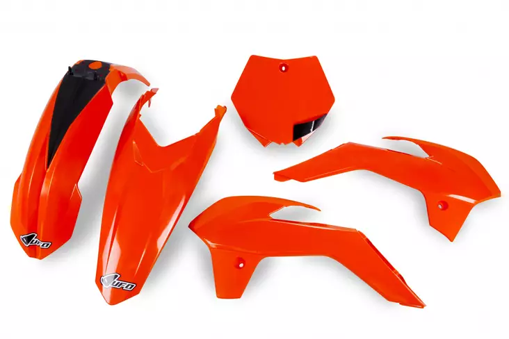 UFO Plastkit 5-delar Fluo Orange KTM SX8 - Plastkit - D118158 - 1