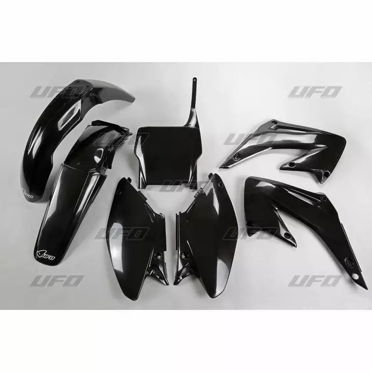 UFO Plastkit 5-delar Svart CR125/250 05- - Plastkit - D33578 - 1