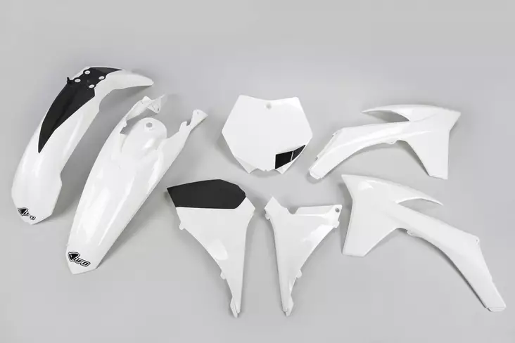 UFO Plastkit 5-delar Vit KTM SXF125-525 - Plastkit - D33758 - 1