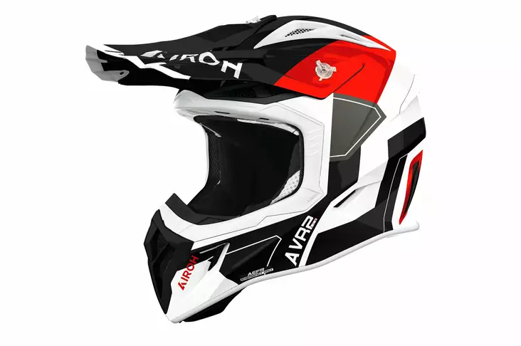 Airoh Hjälm Aviator Ace 2 Shield Röd gla - Crosshjälmar - D503098 - 1