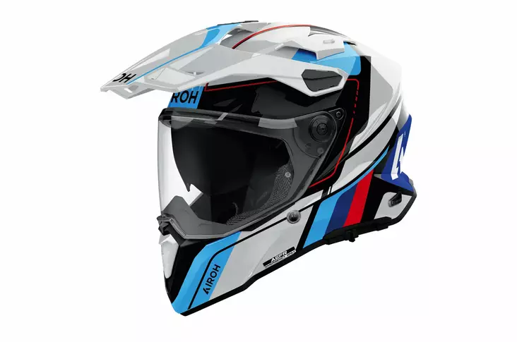 Airoh Hjälm Commander 2 Skip Vit glansig - Adventurehjälmar - D516858 - 1