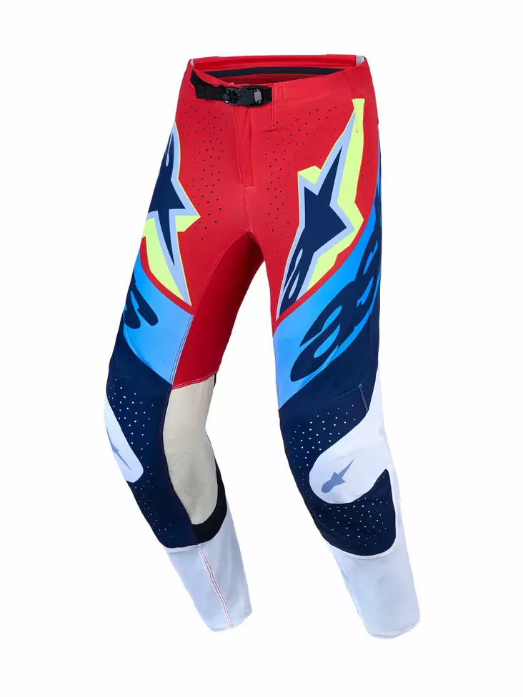 Alpinestars Byxor Supertech Dyna Röd/Vit - Crossbyxor - D521458 - 1
