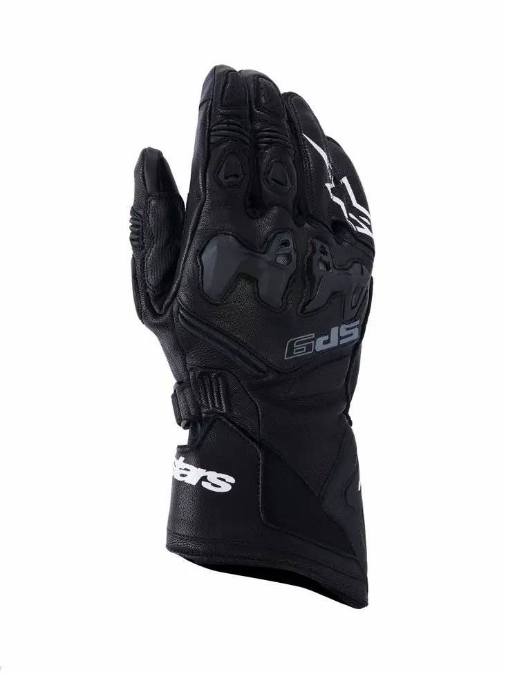 Alpinestars Handske SP-9 Svart/Vit - MC Skinnhandskar  - D509478 - 1