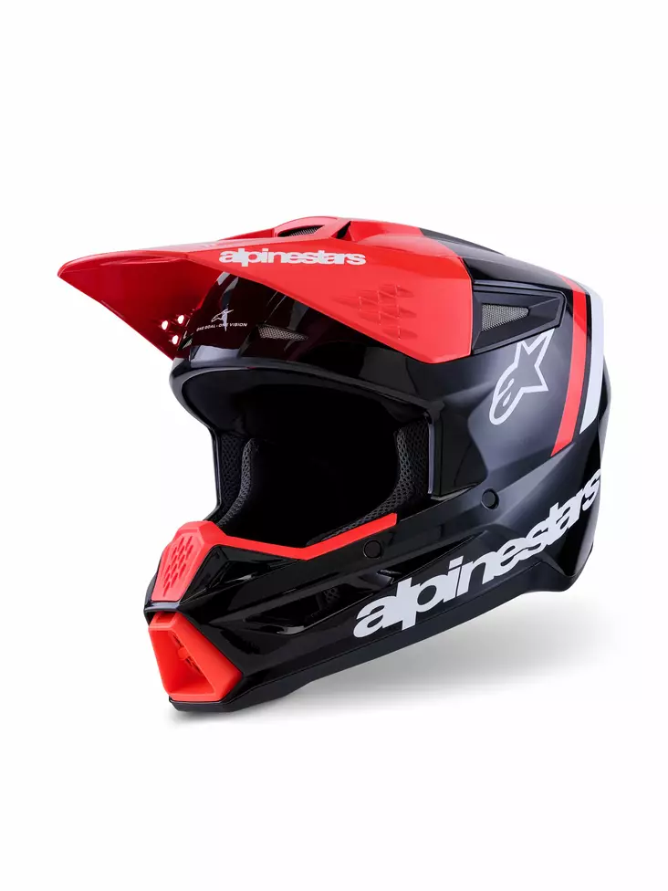 Alpinestars Hjälm S-M3 Radium Svart/Fluo - Crosshjälmar - D494038 - 1