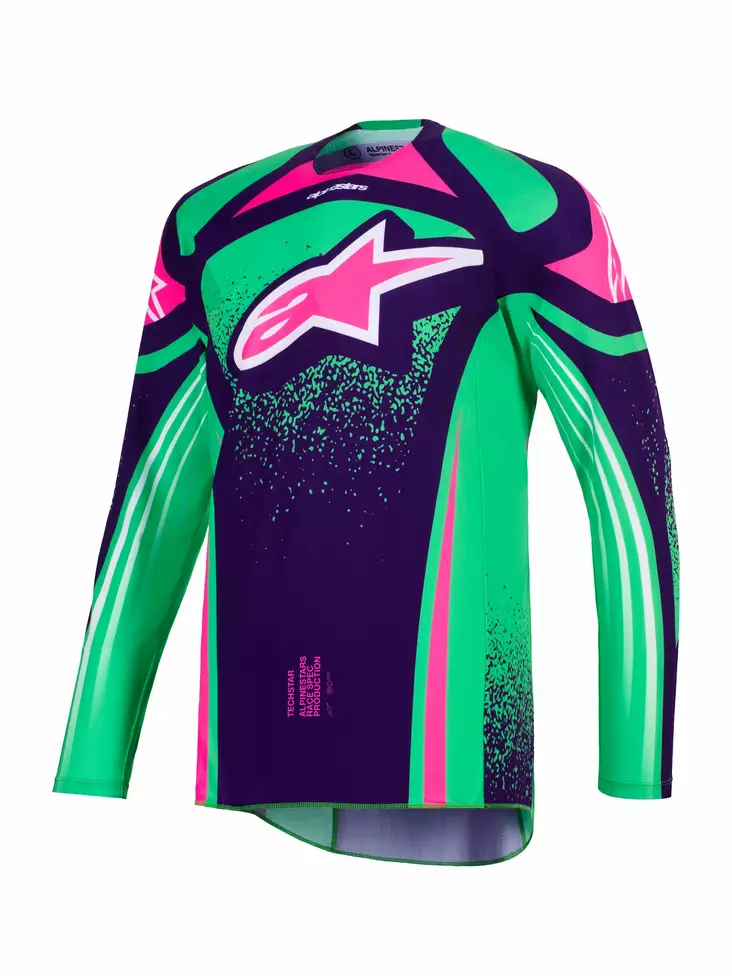 Alpinestars Tröja Techstar Nomur Lila/Gr - Crosströjor - D493028 - 1
