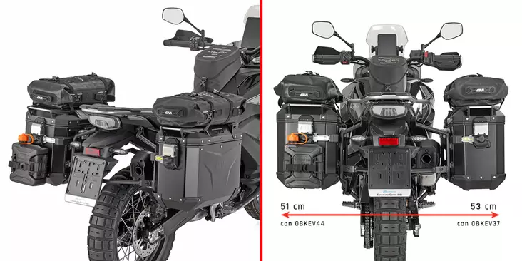 Givi Tub. Pannier Hol. CF MOTO 800MT-X ( - Monteringsatser & Pakethållare - D510678 - 1