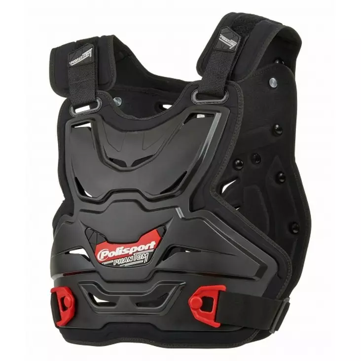 Polisport Stone Shield Phantom Lite Blac - MC Bröstskydd - D483638 - 1