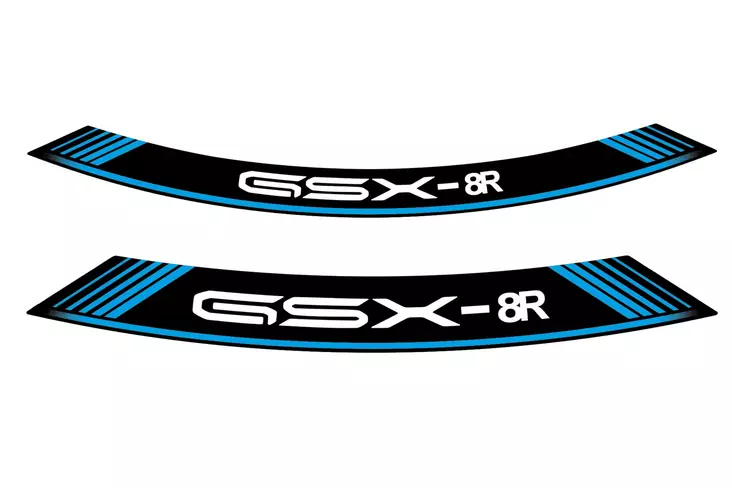 Puig Kit 8 Rim Strips Suzuki Gsx-8R C/Bl - Fälgdekaler - D517408 - 1