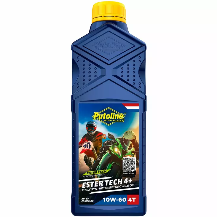Putoline Ester Tech Off Road 4+ 10W-60- - Motorcykeloljor 4T - D526828 - 1
