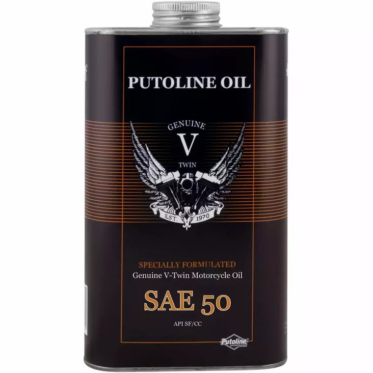 Putoline Genuine V-Twin SAE 50- 1L (6) - Växellådsoljor - D526868 - 1