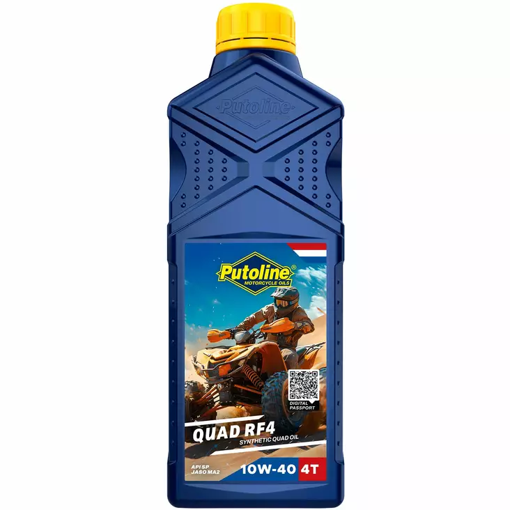 Putoline Quad RF4 10W-40- 1L (12) - Motorcykeloljor 4T - D526778 - 1