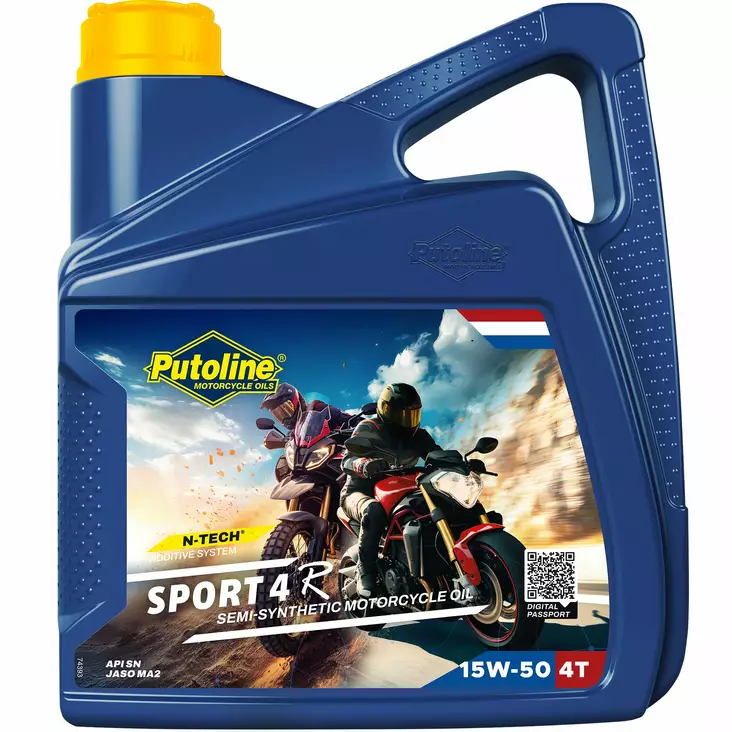 Putoline Sport 4R 15W-50- 4L (4) - Motorcykeloljor 4T - D526968 - 1