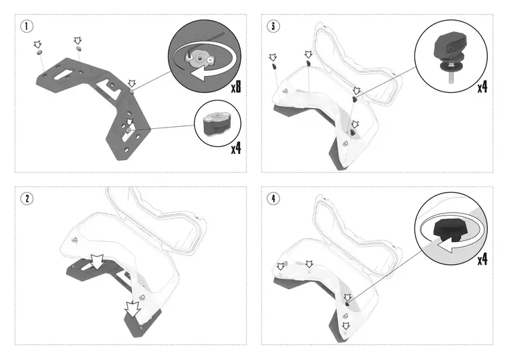 TESSERACT Transportbox QJMOTOR SFA 100 - Hårda Transportboxar - D503358 - 1