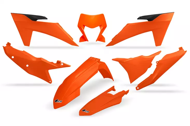 UFO Plastic kit 6-parts KTM EXC EXCF 202 - Plastkit - D483998 - 1