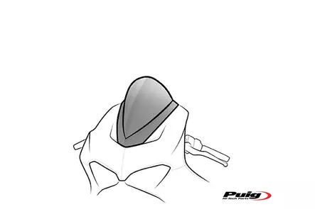 Puig Racing Screen Suzuki Gsxr1000 05-06 - Vindskydd - D87879 - 2