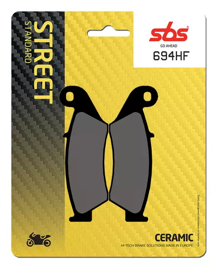 Sbs Bromsklossats Ceramic - Bromsbelägg - D106969 - 2