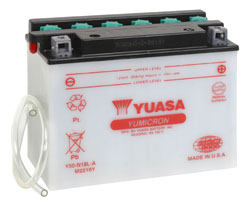 Yuasa Batteri Y50-N18L-A (CP) Inkl syra - Batterier - D2609 - 1