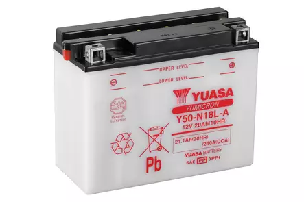 Yuasa Batteri Y50-N18L-A (CP) Inkl syra - Batterier - D2609 - 2