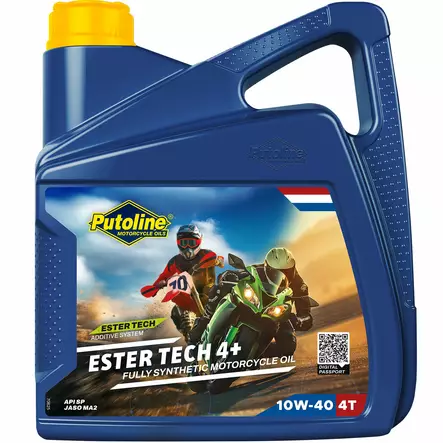 Putoline Ester Tech 4+ 10W-40- 4L (4) - Motorcykeloljor 4T - D526819 - 1