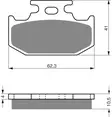 GOLDFREN Bromsbelägg 100 Ceramic Carbon - Bromsbelägg - D19289 - 1