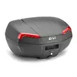 Givi TOPCASE 46L BLACK RIVIERA RED REFLE - Hårda väskor - D459559 - 1