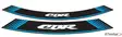Puig Kit 8 Rim Strips Cbr C/Blue - Fälgdekaler - D182439 - 1