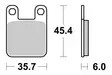Sbs Bromsklossats Carbon Tech - Bromsbelägg - D113479 - 1