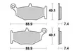 Sbs Bromsklossats Ceramic - Bromsbelägg - D113969 - 1