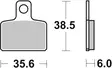 Sbs Bromsklossats Racing Sintered - Bromsbelägg - D113949 - 1