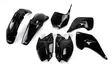 UFO Plastkit 5-delar Svart KX125/250 03- - Plastkit - D33619 - 1