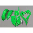 UFO Plastic kit 5-parts Neon-Green KX250 - Plastkit - D491489 - 1