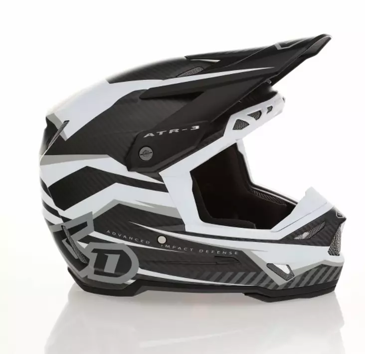 6D Helmet ATR-3 Rival Matte White FIM - Crosshjälmar - D527529 - 1