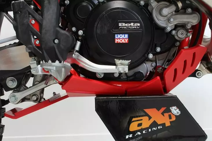 AXP Xtrem HDPE Skid Plate Red Beta 250RR - Hasplåtar  - D326789 - 1