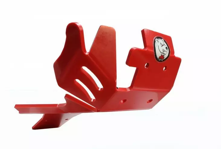 AXP Xtrem HDPE Skid Plate Red Gas-Gas EC - Hasplåtar - D326749 - 1